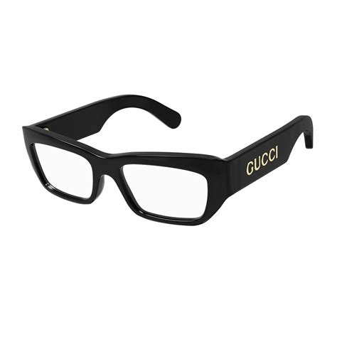 gucci occhiali vista asta nera bianca donna|farfetch Gucci occhiali.